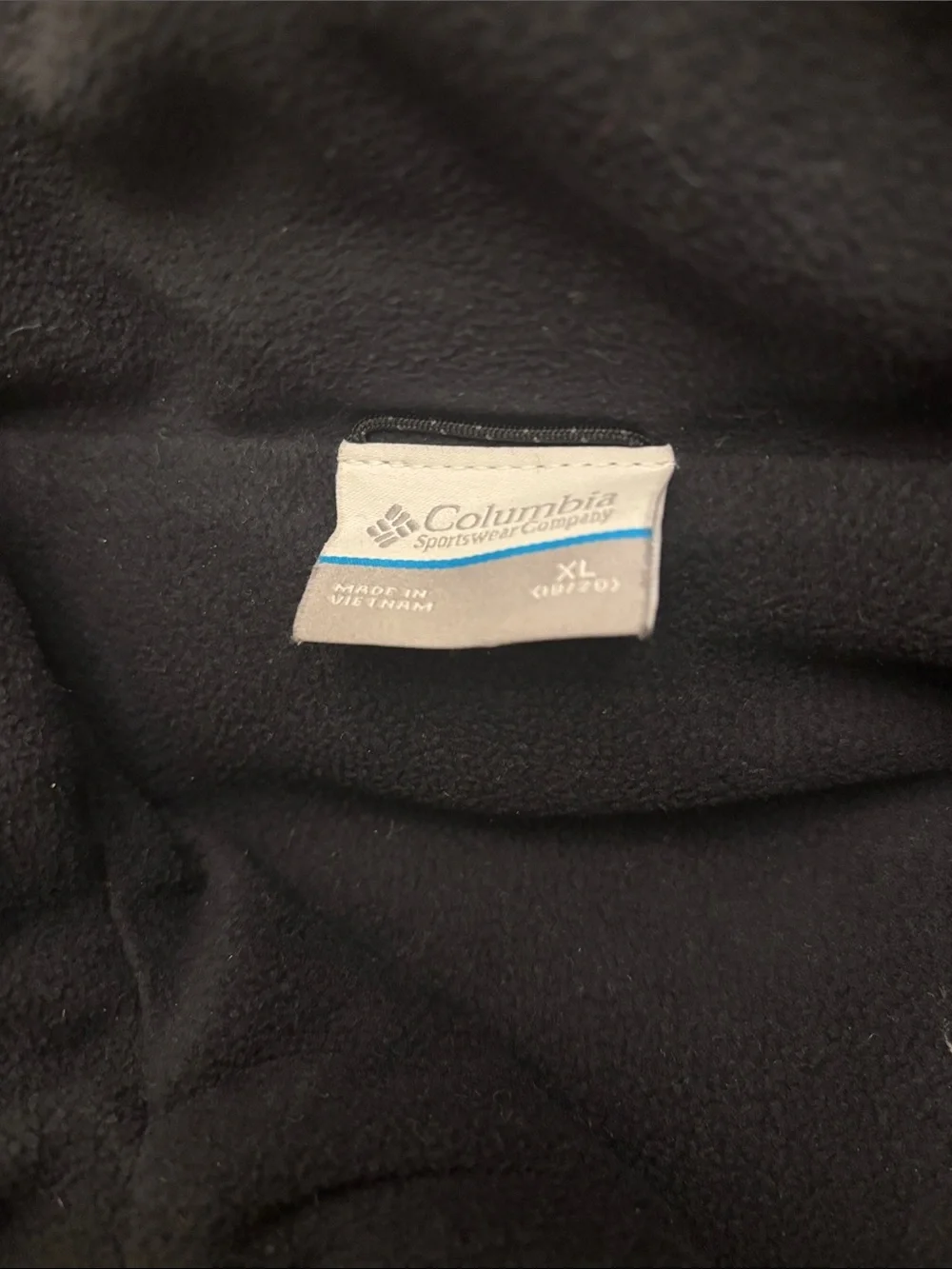 Columbia Black Quilted Packable Jacket